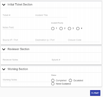 security incident form